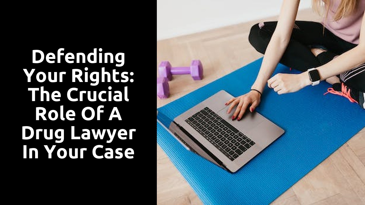 Defending Your Rights: The Crucial Role of a Drug Lawyer in Your Case